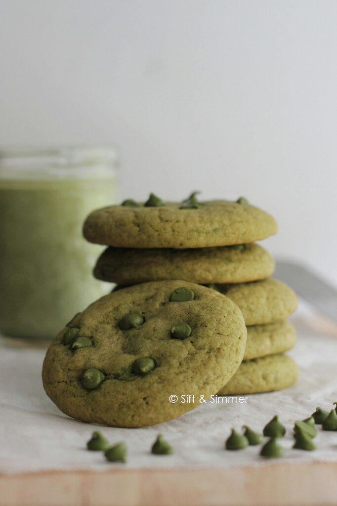 Matcha Chocolate Chip Cookies | Sift & Simmer