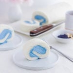 White and Blue Butterfly Pea Cake Roll 3 | Sift & Simmer