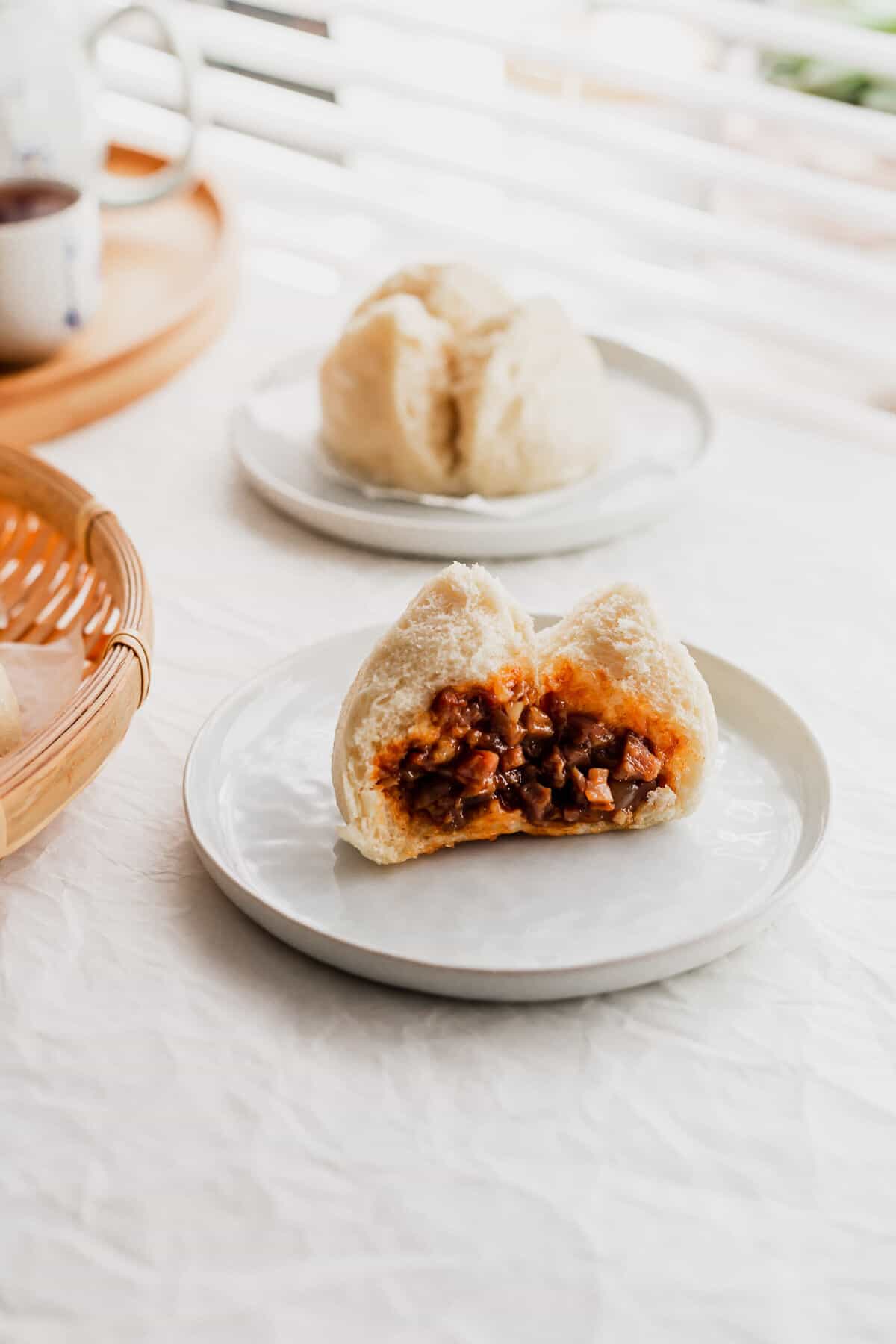 Steamed Char Siu Bao (Chinese BBQ Pork Buns)-image