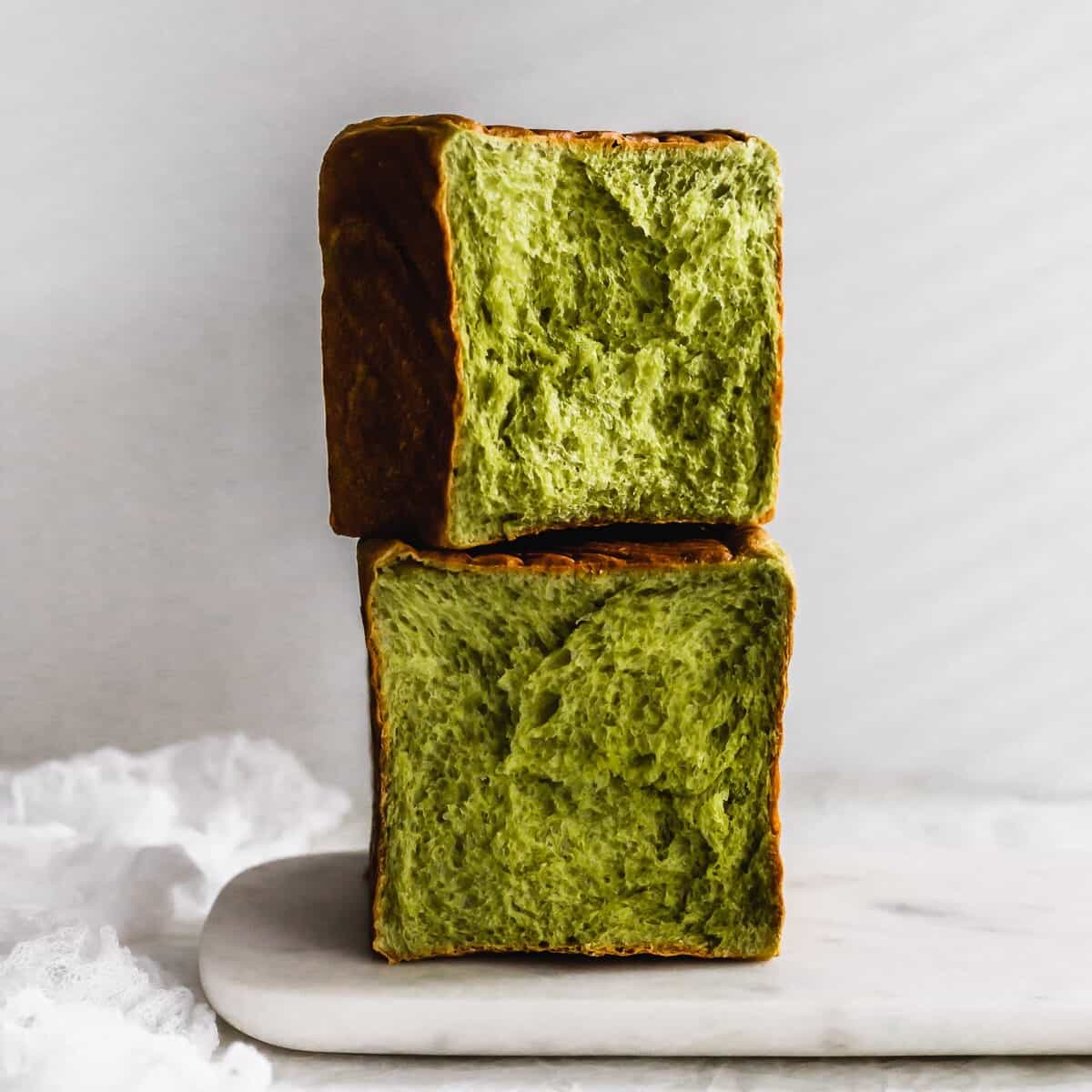Matcha Shokupan (Japanese Milk Bread)-image
