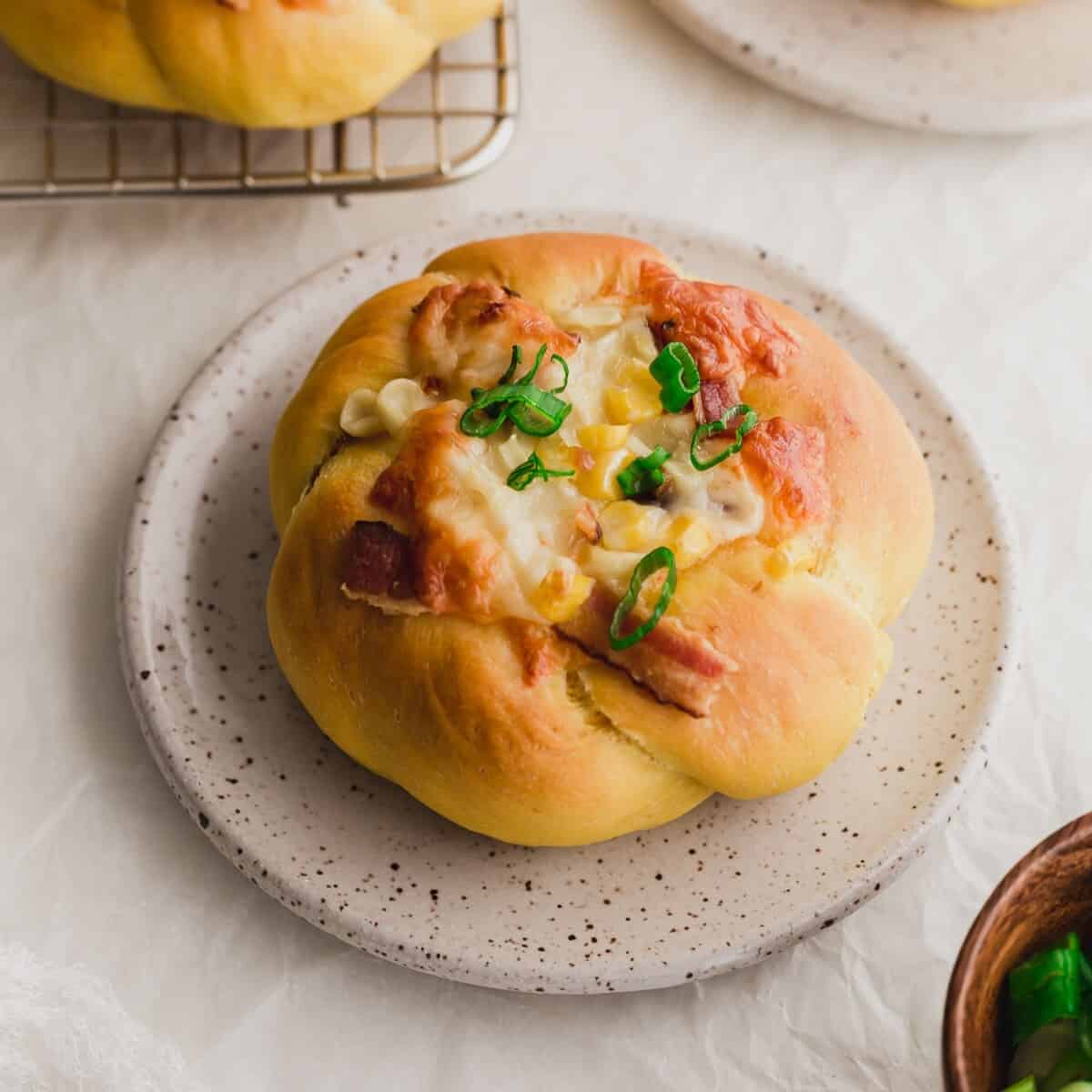 Pumpkin Bacon & Corn Buns-image