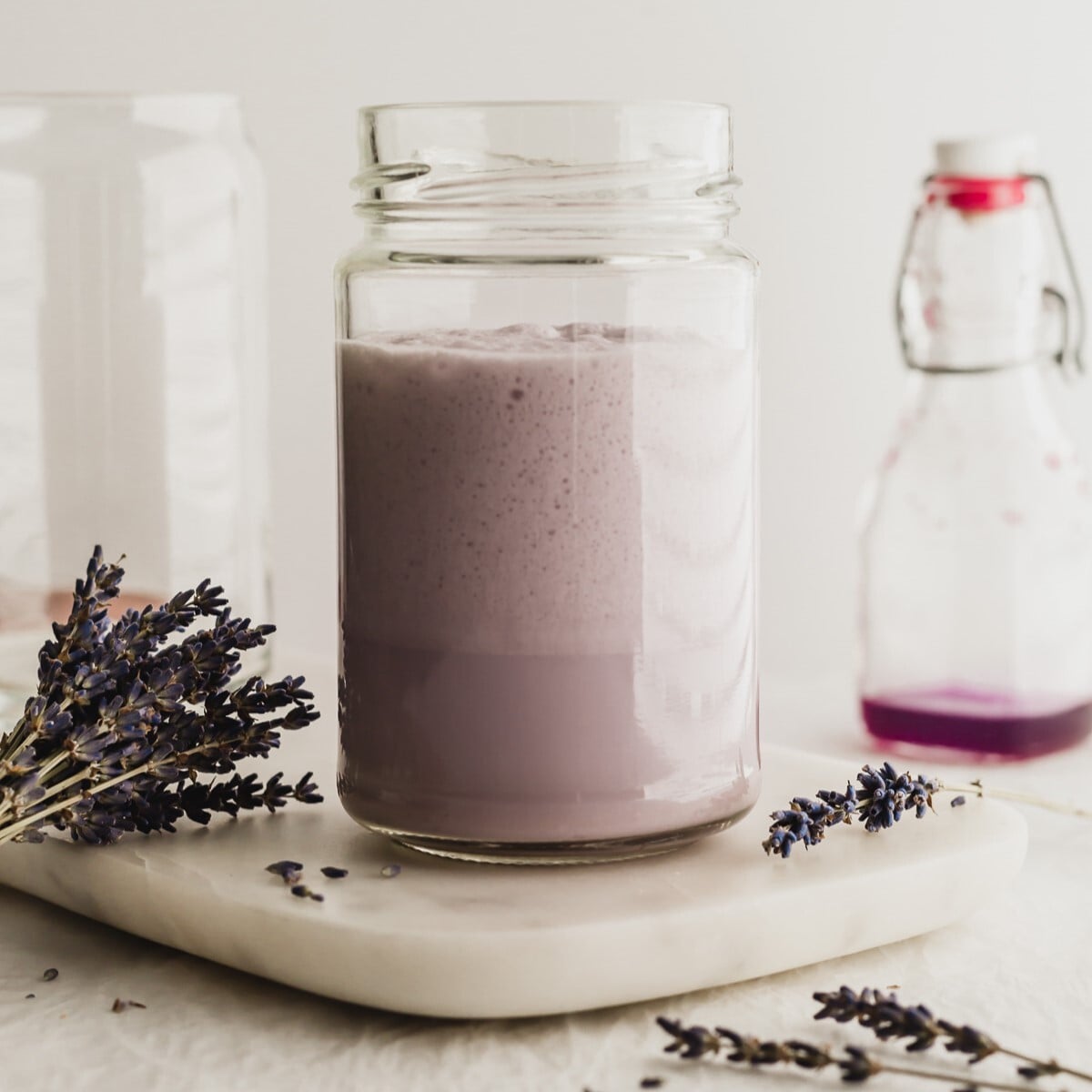 How to make lavender cold foam