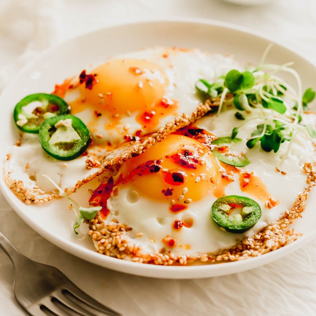asian-fried-eggs-sesame-crusted-sift-simmer