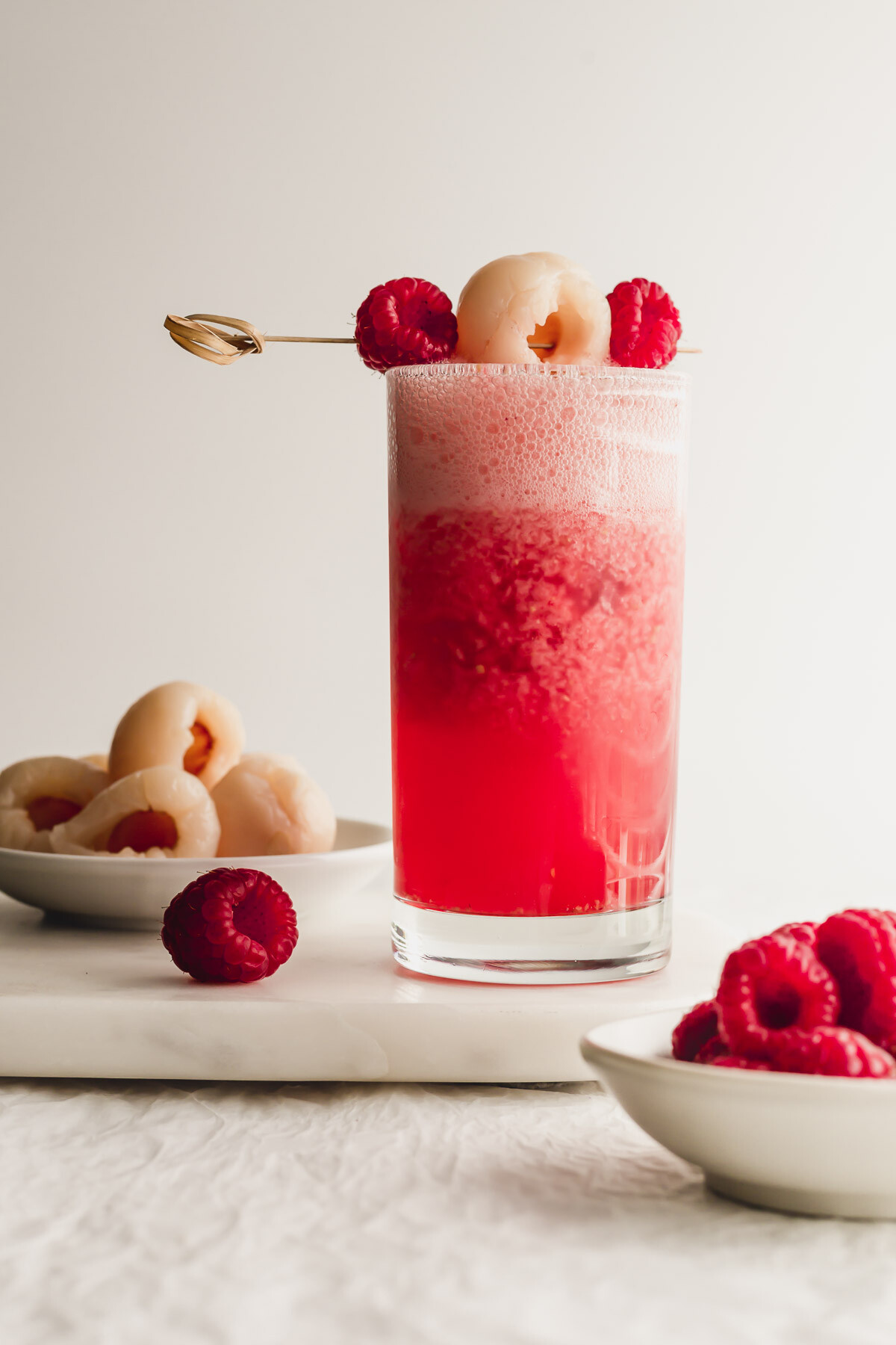 Raspberry Lychee Fizz | Sift & Simmer