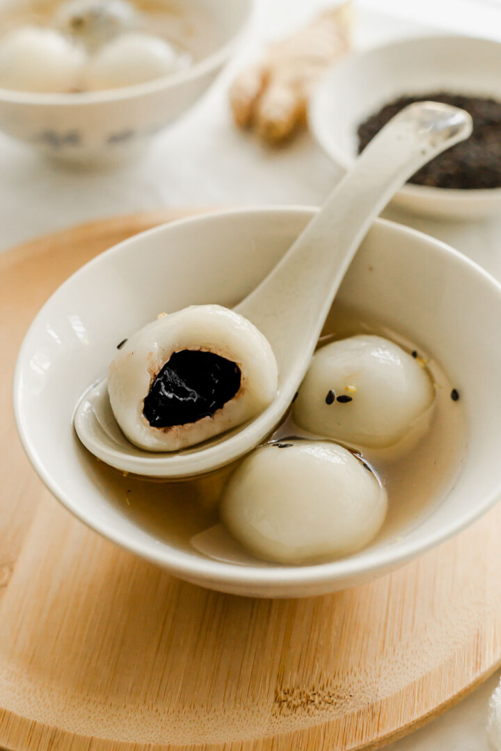 Black Sesame Tang Yuan (Glutinous Rice Balls) | Sift & Simmer